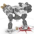 15mmKampfHund-2.jpg 15mm (1/100th Scale) Project KampfHund Light Main Battle Titan
