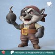 s2.jpg Raccoon Pirate Cannoneer