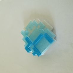 20200616_091256.jpg Бесплатный STL файл Minecraft Diamond・3D-печатная модель для скачивания