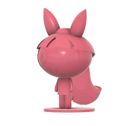Blossom_Power_Puff_girl_SLA_v4.png STL-Datei Blossom Powerpuff Girls kostenlos・3D-druckbares Objekt zum herunterladen