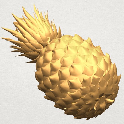 TDA0552 Pineapple A05.png Download free file Pineapple • Template to 3D print, GeorgesNikkei