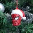 20221204_113650.jpg Spiderman Christmas ornament