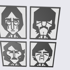 1.png Archivo STL Beatles・Objeto de impresión 3D para descargar