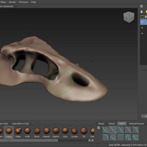 komodo-dragon-skeleton-3d-model-obj-fbx-stl-7.jpg Komodo Dragon Skeleton 3D printable Model
