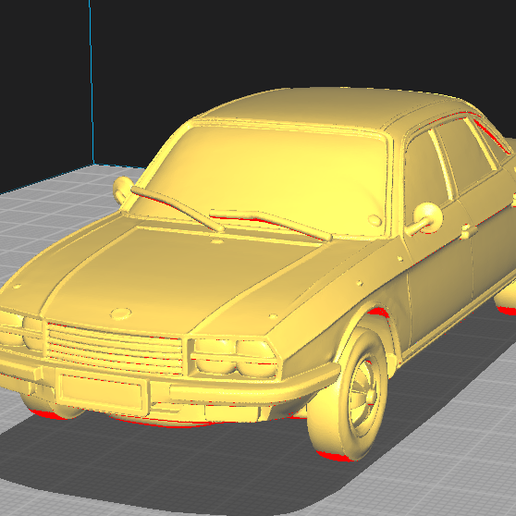 🚗 NSU Ro 80 - Decorative 3D Model