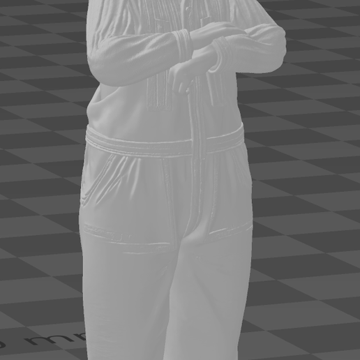 Figurine 1/35 3 Cheminots en attente