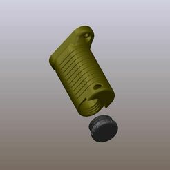 Capture2.jpg STL file The Stash Grip - XL - MLOK Foregrip・Design to download and 3D print