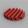 Round_wave_soap_dish_render.jpg Free STL file Round_wave_soap_dish・3D printable design to download