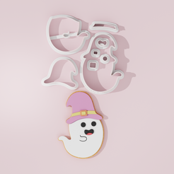 Witch-Ghost.png Halloween Witch Ghost Cookiecutter