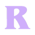 R.stl Strange Things ALPHABET ( Includes the Ñ and numbers )