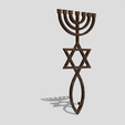 Shapr-Image-2024-01-24-131928.png Selo messiânico de Jerusalém, símbolo do judaísmo messiânico e dos cristãos, Menorá, Jesus Peixe Ichthys, Estrela de David.