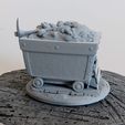 Mining-Coal-Cart-3D-Print-12.jpeg Mine Cart 3D Print Coal Cart 3D Print