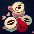 IMG_8299.jpg Hearts & Kiss Coffee Decoration Templates