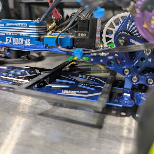 3racing Sakura Auper D6 Battery Tray