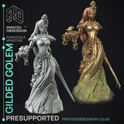 Gilded-Golem-1.jpg Golem Dorado - Carne de Oro - PRESUPUESTO - Ilustrado y Estadísticas - Escala 32mm