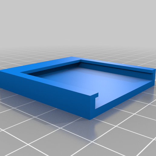 Voxelab Aquila X2 display sled 3D model