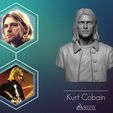01.jpg Kurt Cobain portrait sculpture 3D print model