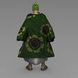 RENDER-ZORO-BACK.jpg RORONOA ZORO - ONE PIECE - WANO KUNI 3Dprint model (with 2 different faces) - RORONOA ZORO - ONE PIECE - WANO KUNI 3D printable model (with two different faces)