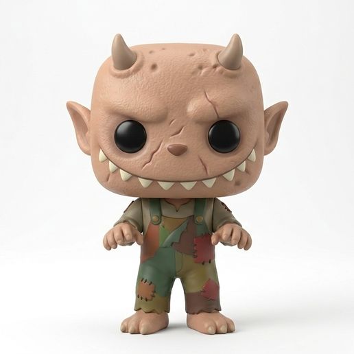 Cute Monster Elf Labubu Style Chibi Figurine - Art Toy Collectible STL
