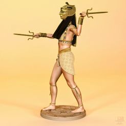 Nefertiri_Live3DprintsPT_04~2.jpg STL-Datei Nefertiri für den 3D-Druck・Modell für 3D-Drucker zum Herunterladen