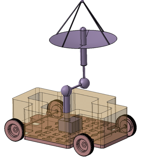 🤖 Mars Rover Concept Vehicle Modelo CAD educacional Modelo de impressão ...