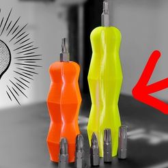IMG_20190412_184530.jpg Free 3D file 3D PRINTED SCREWDRIVER・3D printable model to download