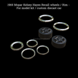 Nuevo-proyecto-2022-02-18T141340.124.png 1969 Mopar Kelsey Hayes Recall wheels / Rim - For model kit / custom diecast car
