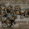 Egyptian-Light-Chariots.jpg New Kingdom of Egypt Army Pack (+40 models). 15mm and 28mm pressupported STL files.