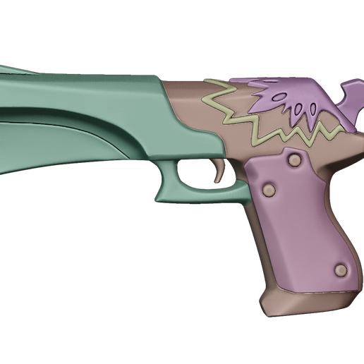 Panty Backlace Gun Panty & Stocking with Garterbelt Replica Prop Weapon  Cosplay 3D File for 3D printingCults