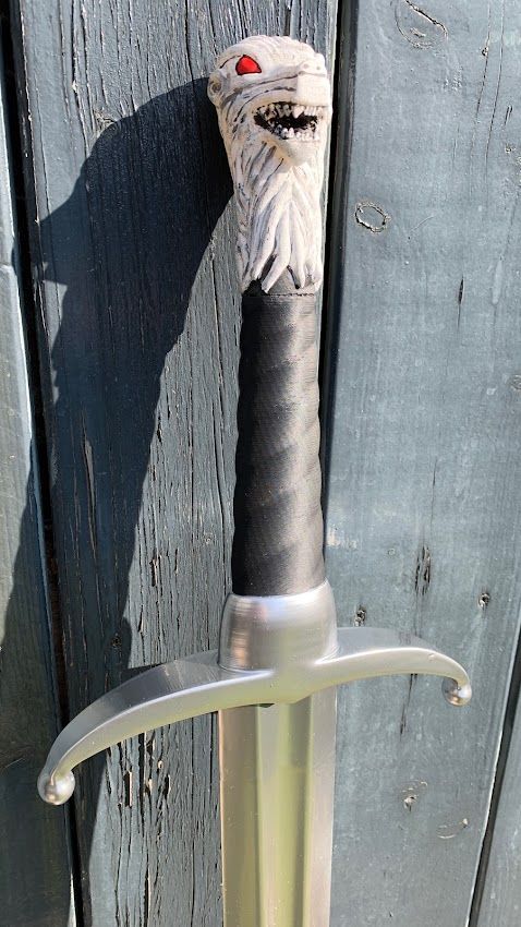 3d Printer Longclaw Sword Jon Snows Sword Of Game Of Thrones • Made With Pla Printer And Resin 