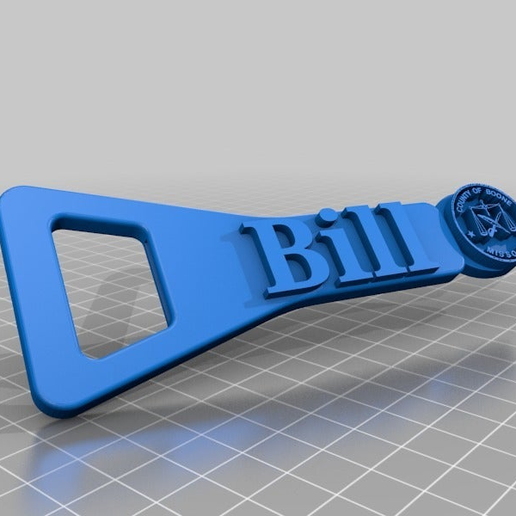 Boone County Bottle Opener - 3D model önizlemesi