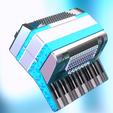 9.png Accordion MUSICAL INSTRUMENT FURNITURE AUDIO KEYBOARD STRINGS t97