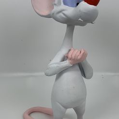 42E8356C-1F2F-4E6B-A230-1D9D7AB32AB0.jpeg Fichier STL Pinky de Pinky et le cerveau・Modèle pour impression 3D à télécharger