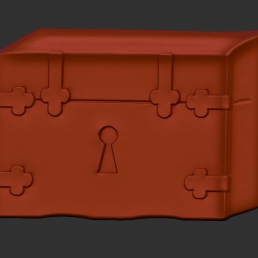 Relief trunk chest - 3D model önizlemesi