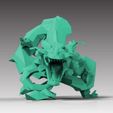 01-01.jpg Archivo STL Dragón de baja poli・Diseño imprimible en 3D para descargar