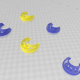 Capture.png Moon and Star Clay Cutter - STL Digital File Download- 6 sizes and 2 Cutter Versions
