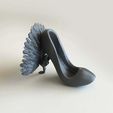 IMG_2529.JPG Peafowl High Heel Shoe