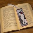 IMG_0477.jpg Romantic Cat Couple - Hueforge Bookmarks - 2