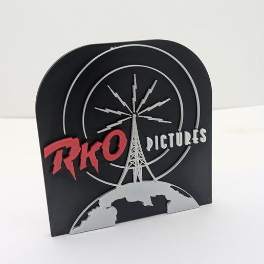 👾 RKO Pictures - studio logo・ 3MF File for 3D printing・Cults