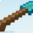 Minecraft-Diamond-Shovel-2.png Minecraft Diamond Shovel