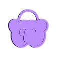 Tag_Keyring_Bear.stl Critter Tags