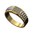 Square-2tone-undulated-diamond-watch-link-ring-v2-size6to13-00.jpg Anillo cuadrado de diamantes estilo rolex Talla 6 a 13