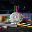 P1110686.jpg Doraemon Vampire Halloween Basket, Planter & Pencil Holder