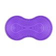 Zenpod Dual Curved Size M - Low.stl ZenPod İstiflenebilir Modüler Tepsi Sistemi: Çift Kavisli, M Boyutu