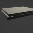 3.png Model PS4 Slim Actual Size (High Detail)