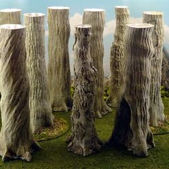 8bbb35cbefe925df343c93cef1ad0166_display_large.JPG Бесплатный STL файл Vegetation B - Giant tree trunks・3D-печать объекта для загрузки