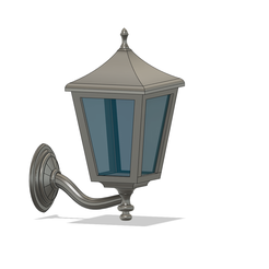 OUT-DOOR-OLD-LAMP-4.png Old Vintage Outdoor Lantern - Lamp 3D print model