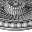 Rosette11-05.JPG Classical Ceiling Medallion and rosette 3D print model
