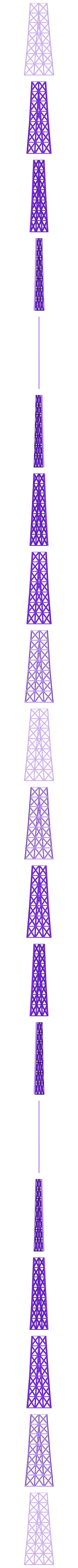 Eiffel_twr_J.stl Eiffel Tower HD