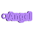 Angel.stl 3000 STL FILES OF PERSONALISED KEYCHAINS FOR US NAMES